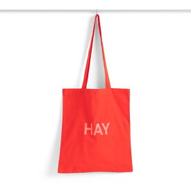 【正規品】HAY（ヘイ）/TOTE BAG/トートバッグ/Poppy red/ポピーレッド 赤 エコバッグ トート トートバック 肩掛け 手提げ バッグ バック トート コットン 北欧 レディース ユニセックス A4 通学 通勤 サブバッグ コンパクト シンプル 縦長トート 縦長 プレゼント不可