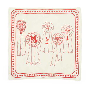 HAY(ヘイ)/HAY DOGS(ヘイ ドッグス)/HAY Dogs Scarf/Off-white/55 x 55/AD858-D281-AB90 犬用品 ドッグ 犬 猫 スカーフ バンダナ 首飾り ペット用 おしゃれ かわいい コスチューム お散歩グッズ 猫 ペット