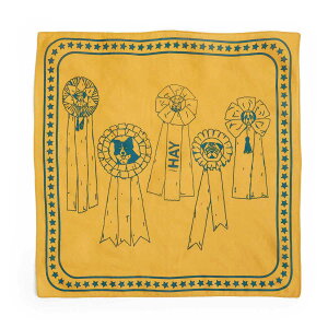 HAY(ヘイ)/HAY DOGS(ヘイ ドッグス)/HAY Dogs Scarf/Ochre/55 x 55/AD858-D281-AH98 犬用品 ドッグ 犬 猫 スカーフ バンダナ 首飾り ペット用 おしゃれ かわいい コスチューム お散歩グッズ 猫 ペット ネコ