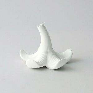 S&B Bloom Flower Vase Plain White ԕr t[x[X Ԃт CeA G V z CeA