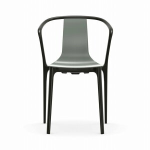 Vitra�i���B�g���j/Belleville Armchair�i�x�����B�� �A�[���`�F�A �v���X�`�b�N�V�F���j/plastic shell/moss grey�i���X�O���[�j�y�[���z��3�`4�T�ԁi���[�J�[���i���������j