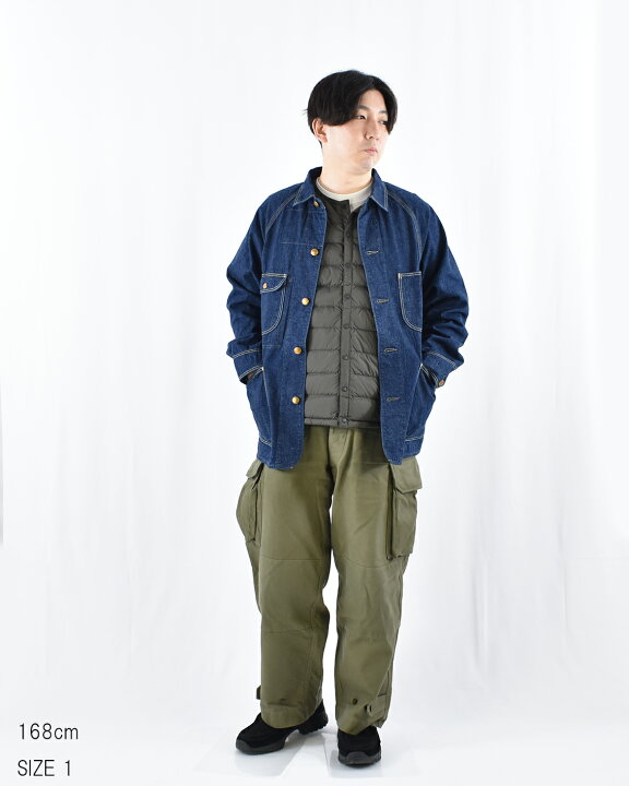 楽天市場】orslow デニムカバーオール 50