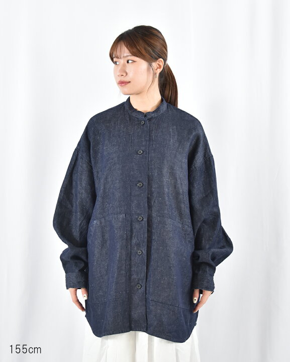楽天市場】motomi.m リネン デニムブルゾン モトミエム フレンチブリュ 