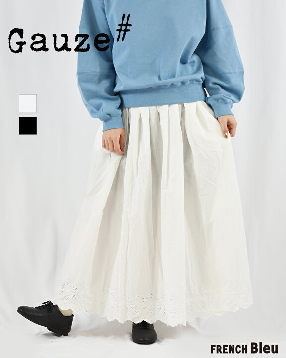 楽天市場】Gauze# アンティーク スカラップレース ギャザースカート 