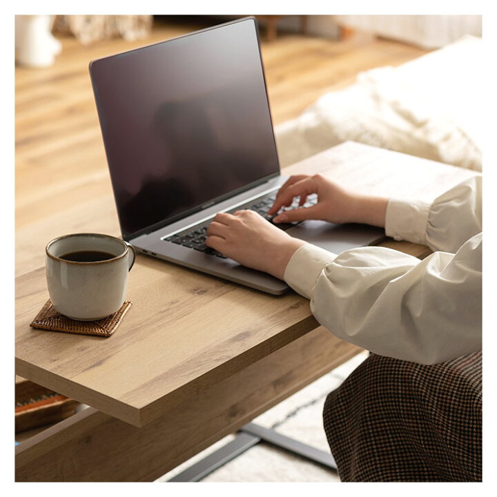 楽天市場】2WAYテーブルリビングテーブル センターテーブル 昇降 