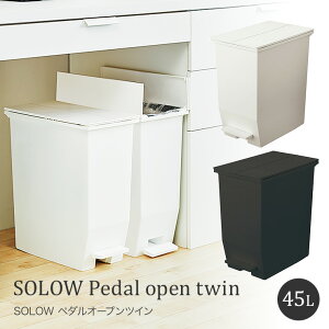 SOLOW �y�_���I�[�v���c�C��45L �_�X�g�{�b�N�X �S�~�� �R���p�N�g �y�[��