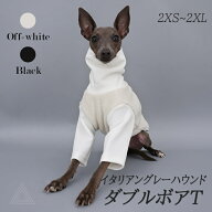 新色追加 イタグレ服 ダブルボア イタリアングレーハウンド 専用服 ハイネックTシャツ ボア素材 ダブル生…
