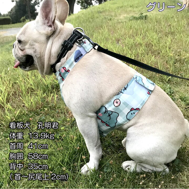楽天市場 犬 夏 クールベスト 熱中症対策 ひんやりベスト 犬用 保冷剤 ベスト フレンチブルドッグ フレブル Km543g French French