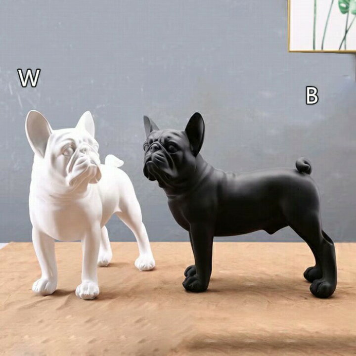 楽天市場 フレンチブルドッグ 雑貨 グッズ 動物 北欧 樹脂 フレブル 彫刻置物 カラフル オブジェ 飾り 可愛い インテリア デザイン Km658g French French