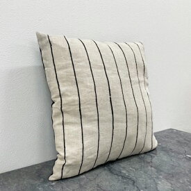 [中古]★モデルルーム展示品★【ACTUS】アクタスクッションカバー単体ストライプ45×45cm日本製インテリア雑貨