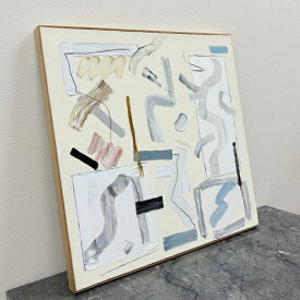 [中古]★モデルルーム展示品★【狩野岳朗】Takero KanoIn the city #053×53cmS10サイズ2019年oil on canvas木枠付きアートパネルデザインアートウォールインテリアインテリア雑貨