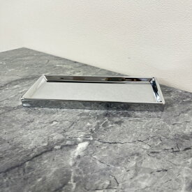 [中古]★モデルルーム展示品★【DECOR WALTHER】デコワルタートレイトレーシルバーカラードイツインテリア雑貨