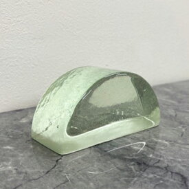 [中古]★モデルルーム展示品★ブックエンドペーパーウェイトガラスオブジェインテリア雑貨