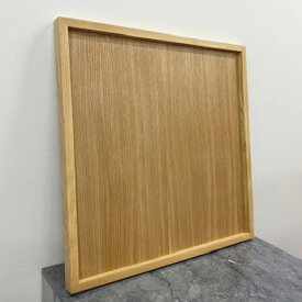[中古]★モデルルーム展示品★【東谷】木製トレーソファトレーWTR-75NAスクエア型天然木75cm幅インテリア雑貨