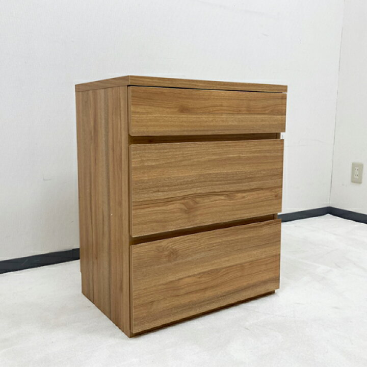楽天市場】☆未使用品☆CHESTチェスト3段ナチュラル横幅58cm引き出し 