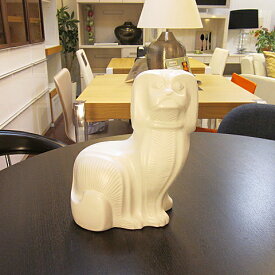 [中古]★モデルルーム展示品★[JONATHAN ADLER]ジョナサンアドラーStaffad shire Spanielオブジェ右向きインテリア雑貨※一部汚れ有り