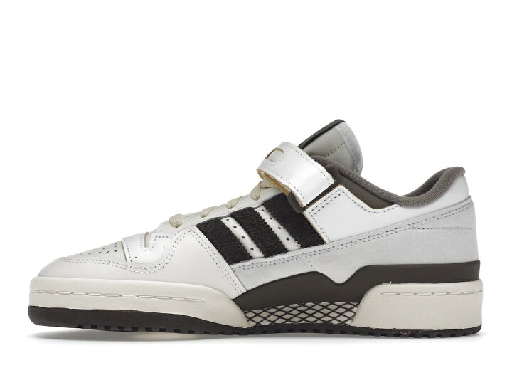 adidas forum low white and brown