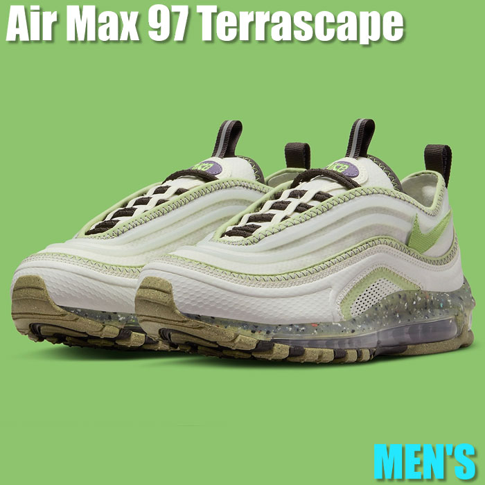 期間限定クーポン発行中!!Nike Air Max 97 Terrascape Phantom Vivid Green ナイキ エアマックス テラスケープ 97 DJ5019-002 メンズ スニーカー ランニングシューズ 19SX-20220927143221-005-007