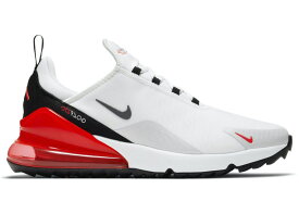 【本日限り】1000円割引クーポン発行!!Nike Nike Air Max 270 Golf White Red ナイキ エアマックス 270 ゴルフシューズ CK6483-103 メンズ スニーカー ランニングシューズ 19SX-20230405150941-067