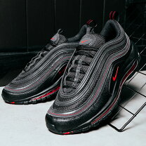 楽天市場】nike air max 97 black／university red－blackの通販