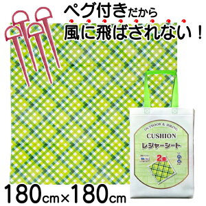 レジャーシート 大きい 厚手 クッション 180cm 3~4人 おしゃれ 運動会 遠足 アウトドア レジャー ピクニック キャンプ BBQ お花見 袋付き 大判 レジャーマット クッションマット 折りたたみ コ