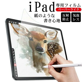 iPad専用フィルムペーパーライク フィルム iPad A16 第11世代 第10世代ケース iPad Air11/Air13(M2) 第6世代 Air 5 air4 ipad 9.7 第6 5世代 mini6 ミニ 第6世代 iPad Mini4 iPad Mini5 用 保護フィルム 紙のような書き心地 iPad Pro 12.9 11インチ 飛散防止反射防止