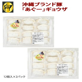 フレッシュミートがなは 沖縄あぐー豚 豚肉 あぐー豚ギョウザ12個×2p 餃子