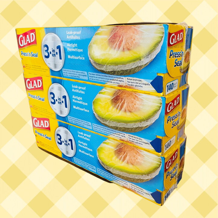 楽天市場】グラッド プレス&シール ラップ 3本 43.4m X 30cm GLAD  