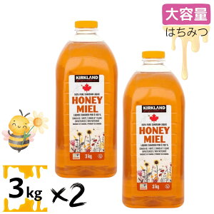 カークランド はちみつ 3kg x 2本セット コストコ 大容量 ベアージャグ への補充にも使えます