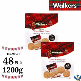 ウォーカーズ プレミアムショートブレッド ラウンズ 1200g 48袋 96枚 Walkers イギリス バター クッキー ビスケット 焼き菓子 おやつ お土産 コストコ