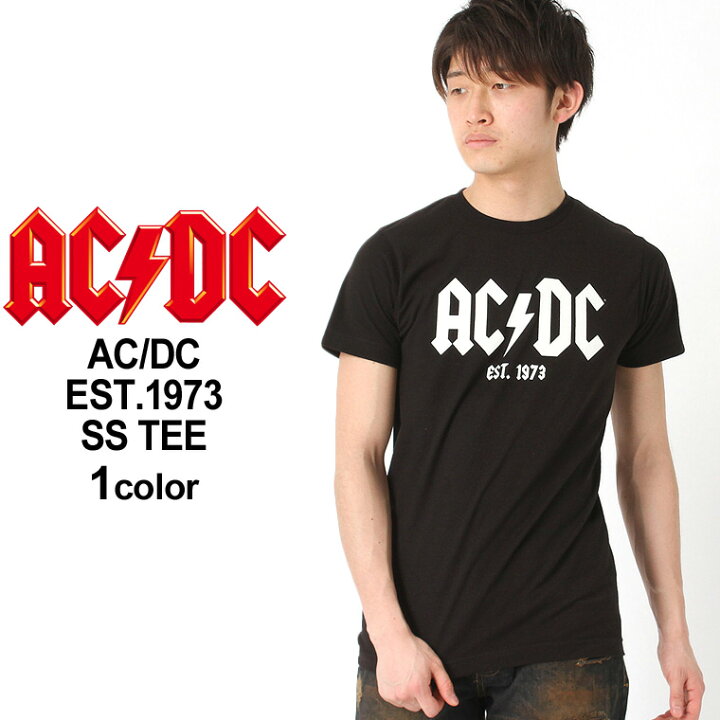 楽天市場】AC DC ロックTシャツ 半袖 メンズ プリント 大きいサイズ  