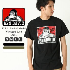 【送料無料】 BEN DAVIS ベンデイビス Tシャツ 半袖 メンズ ビンテージ USAモデル 半袖Tシャツ 大きいサイズ【COP】【メール便可】