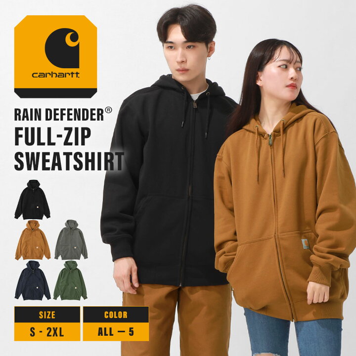 楽天市場】【送料無料】 Carhartt カーハート ジップアップパーカー 