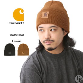 【送料無料】 Carhartt カーハート ニット帽 ニットキャップ 帽子 メンズ レディース ロゴ 101070 USAモデル【メール便可】【COP】