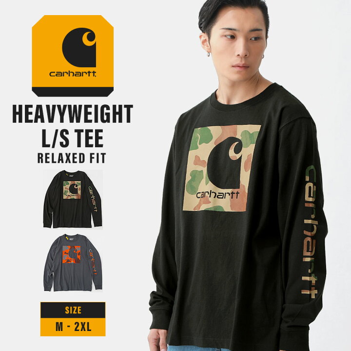 楽天市場】Carhartt カーハート Tシャツ 長袖 ロンT メンズ 秋冬 ロゴ 