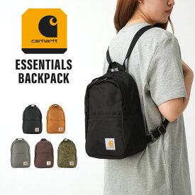 【送料無料】 Carhartt カーハート リュック レディース 小さめ 軽量 バックパック ミニリュック バッグ かばん 鞄 カバン リュックサック おしゃれ ブランド 撥水 旅行 アメカジ ストリート カジュアル USAモデル carhartt-b0000402