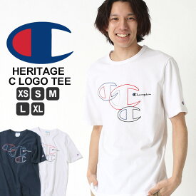 【楽天スーパーSALE 半額 50％OFF】 割引クーポンも配布中 | チャンピオン Tシャツ 半袖 メンズ 大きいサイズ USAモデル ブランド 半袖Tシャツ ロゴ アメカジ Champion【メール便可】