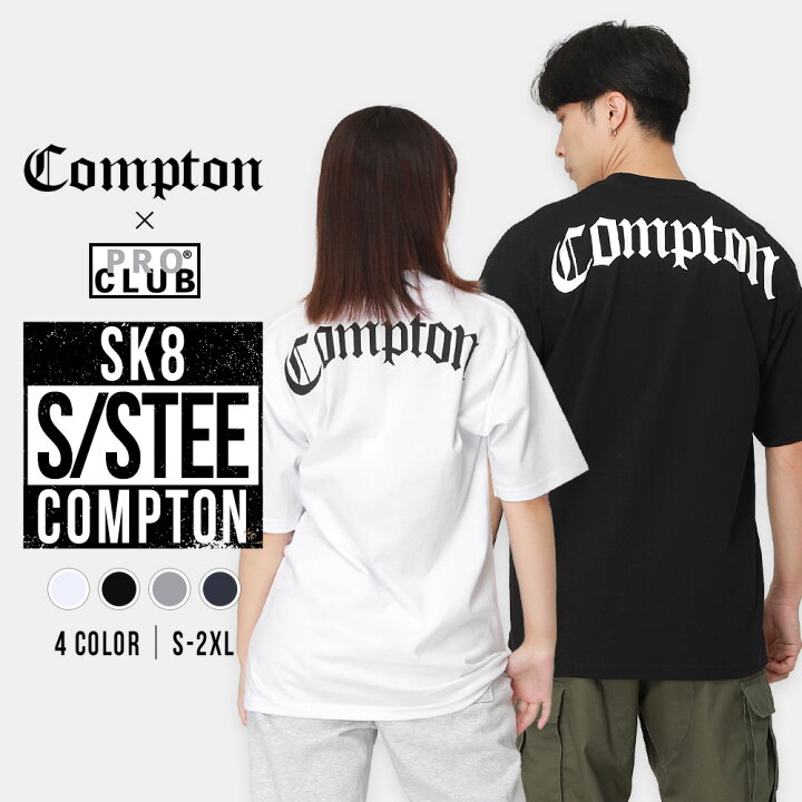 楽天市場】【送料無料】PRO CLUB × COMPTON プロクラブ コンプトン 