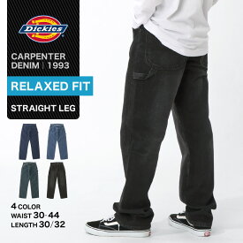【最短即日発送】 Dickies ディッキーズ デニムパンツ ペインターパンツ 1993 メンズ 大きいサイズ ゆったり 大きめ ジーンズ カーペンター ワークパンツ インディゴ ウォッシュ リラックスフィット ブランド アメカジ カジュアル ストリート USAモデル