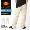 【送料無料】Dickies ディッキーズ ペインターパンツ メンズ 大きいサイズ ホワイト カーペンターパンツ パンツ ゆったり 大きめ ホワイトコーデ 春 夏 ブランド アメカジ カジュアル Utility Painter's Pants dickies-a861g USAモデル