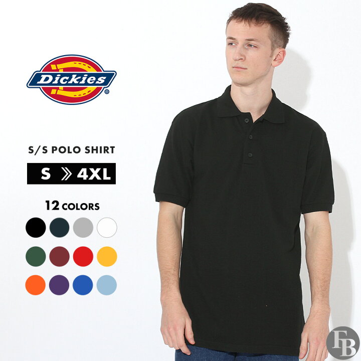 楽天市場】【送料無料】 Dickies ディッキーズ ポロシャツ 半袖 メンズ 
