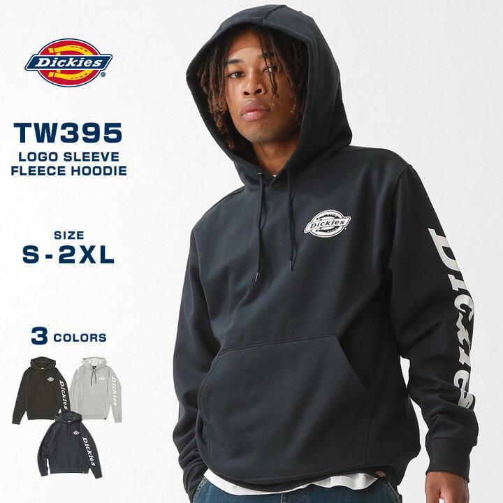 楽天市場】Dickies ディッキーズ パーカー プルオーバー 裏起毛 袖ロゴ 