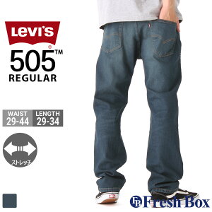 Levis ���[�o�C�X �W�[���Y 505 �X�g���b�` �W�b�v�t���C ���X W29-W44 L29/30/32/34 USA���f�� �f�j�� �W�[�p��[COP]