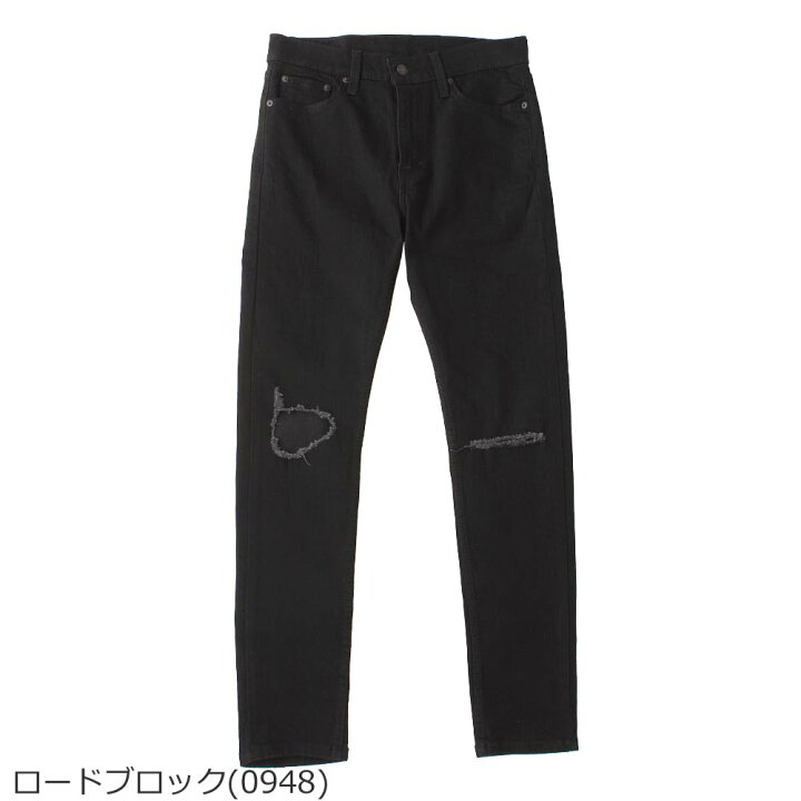 楽天市場】リーバイス 510 スキニー ブラック ストレッチ ダメージ加工 