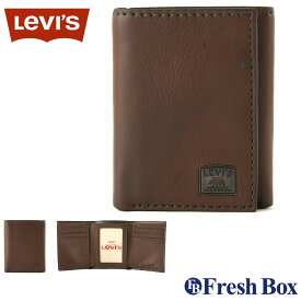 【送料無料】 Levis リーバイス 財布 メンズ 三つ折り ブランド カジュアル 本革 コンパクト [levis-31lv110002] USAモデル