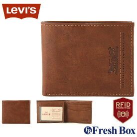 【送料無料】 Levis リーバイス 財布 メンズ 二つ折り ブランド カジュアル 本革 [levis-31lv240013] USAモデル
