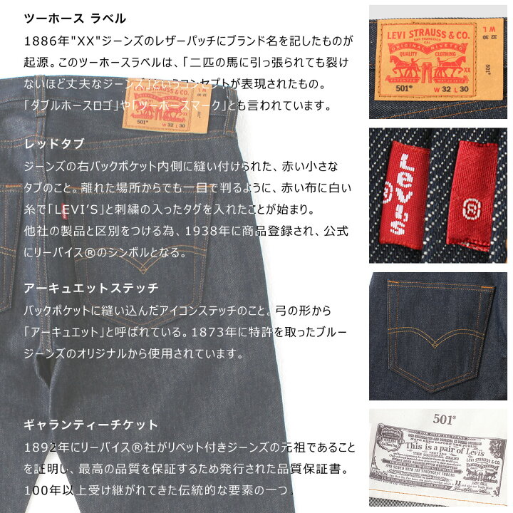 楽天市場】【送料無料】 Levis リーバイス 501 usa リジッド ジーンズ  