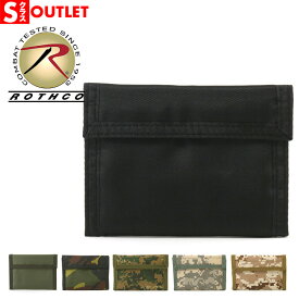 【Sランク】アウトレット 返品・交換・キャンセル不可｜ロスコ 財布 二つ折り USAモデル ROTHCO 二つ折り財布【メール便可】