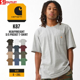 【送料無料】 【Sランク】 アウトレット 在庫処分｜返品・交換・キャンセル不可｜カーハート Carhartt Tシャツ メンズ 半袖 アメカジ Tシャツ メンズ 半袖 ポケット付き アメカジ 大きいサイズ【メール便可】