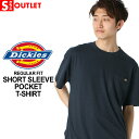 【Sランク】 アウトレット 在庫処分｜返品・交換・キャンセル不可｜ディッキーズ Tシャツ 半袖 ポケット 5.5オンス WS436 USAモデル Dickies【メール便可】